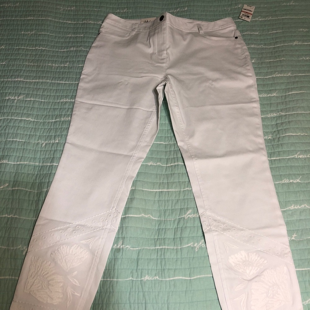White Ankle Pants